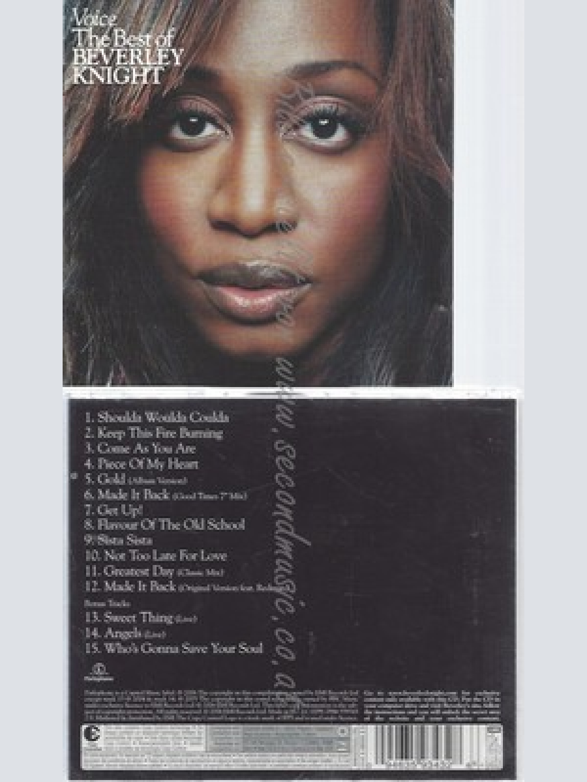 CD--BEVERLEY KNIGHT -- --PROTECTED CD -- VOICE: THE BEST OF BEVERLEY KNIGHT