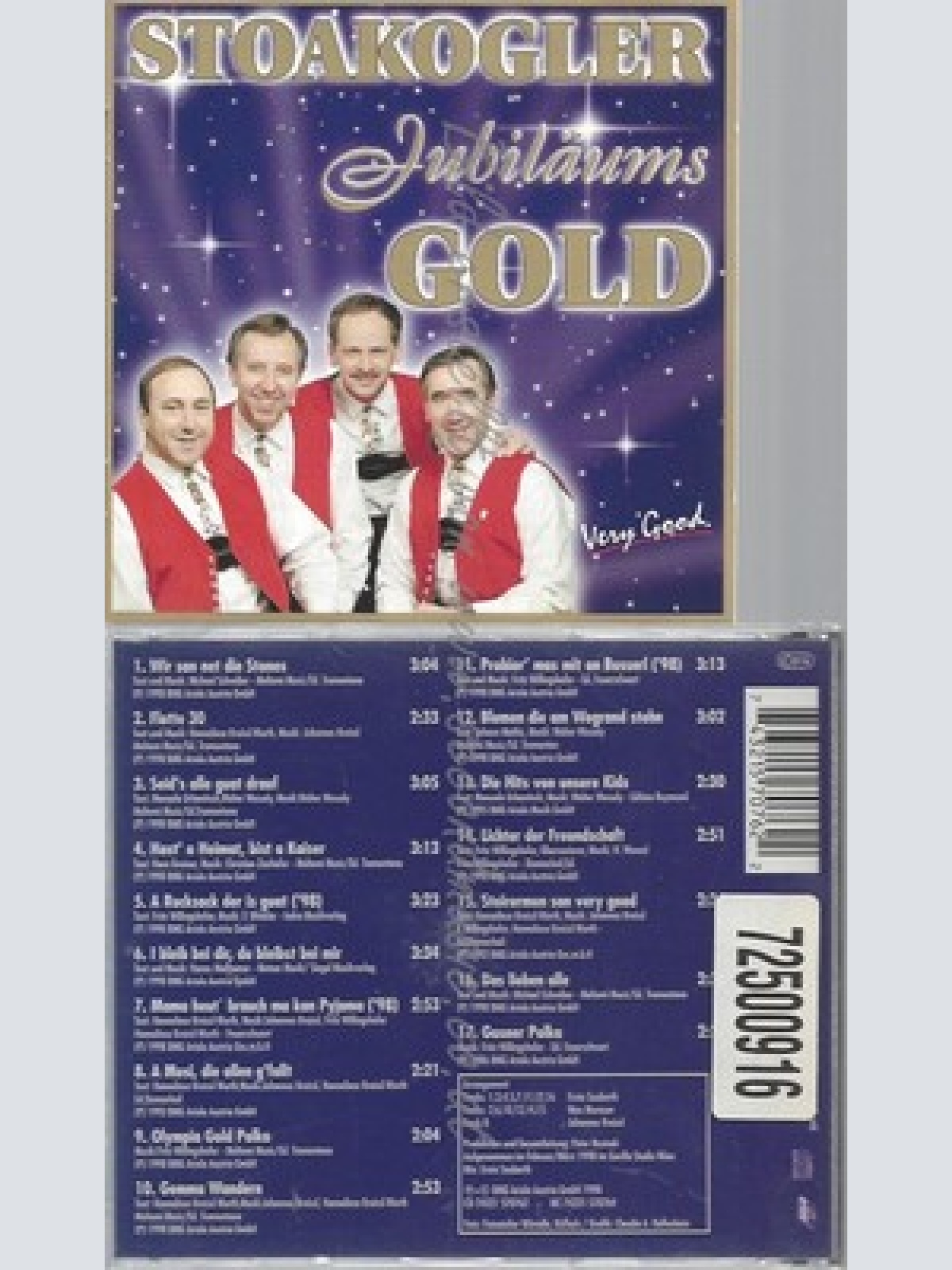 CD--DIE STOAKOGLER -- -- JUBILAEUMS GOLD