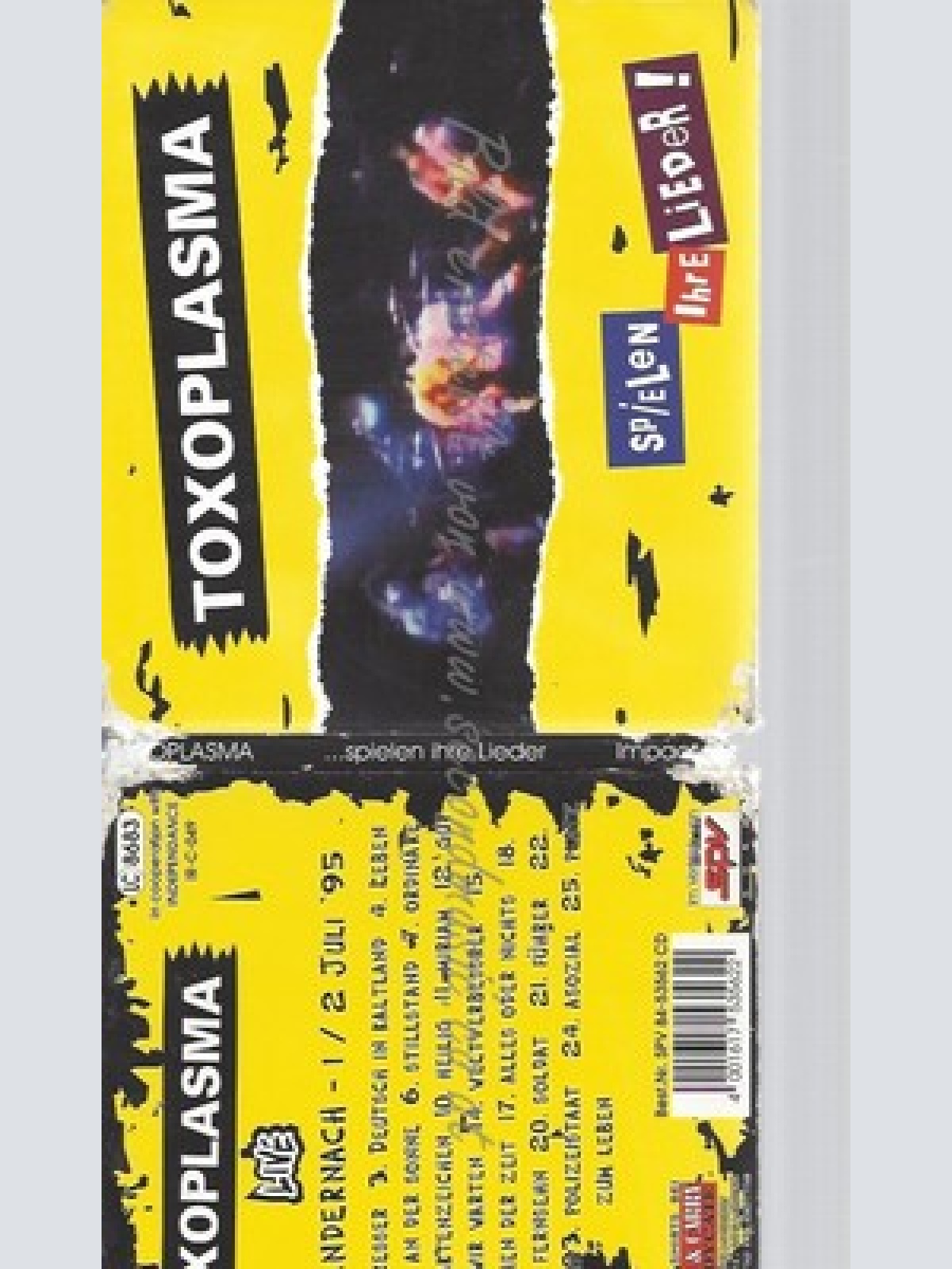 CD--LIVE / TOXOPLASMA -- -- ..SPIELEN IHRE LIEDER