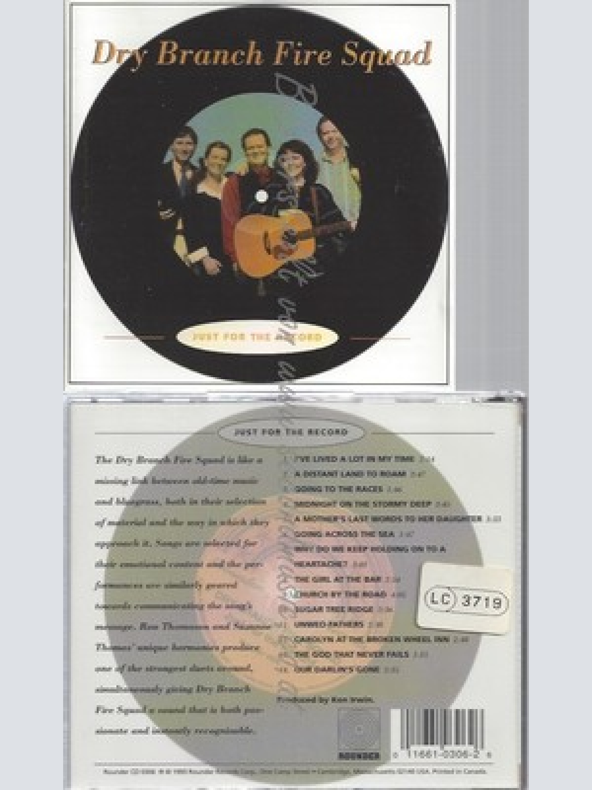 CD--DRY BRANCH FIRE SQUAD -- -- JUST FOR THE RECORD