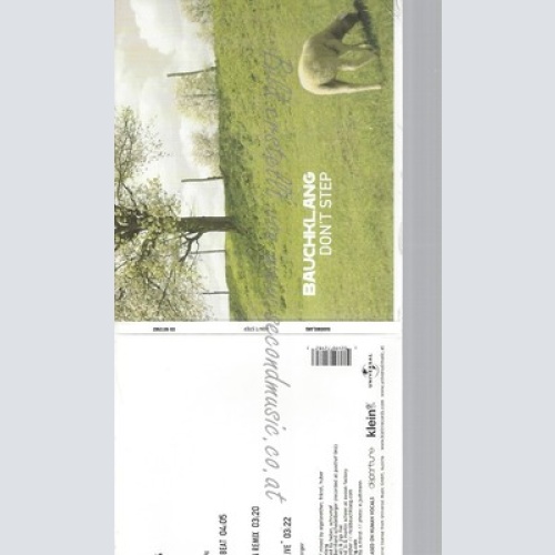 CD--BAUCHKLANG -- --- DON'T STEP EP