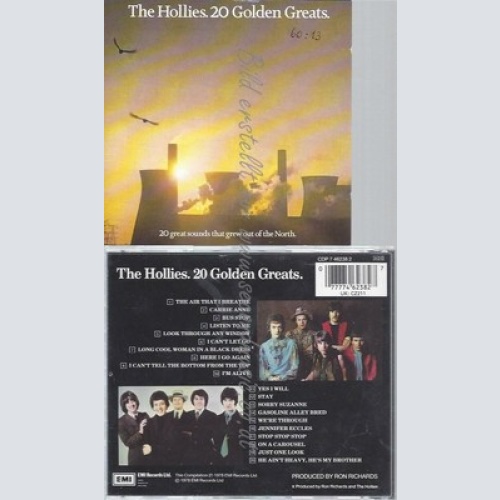 CD--HOLLIES -- -- 20 GOLDEN GREATS