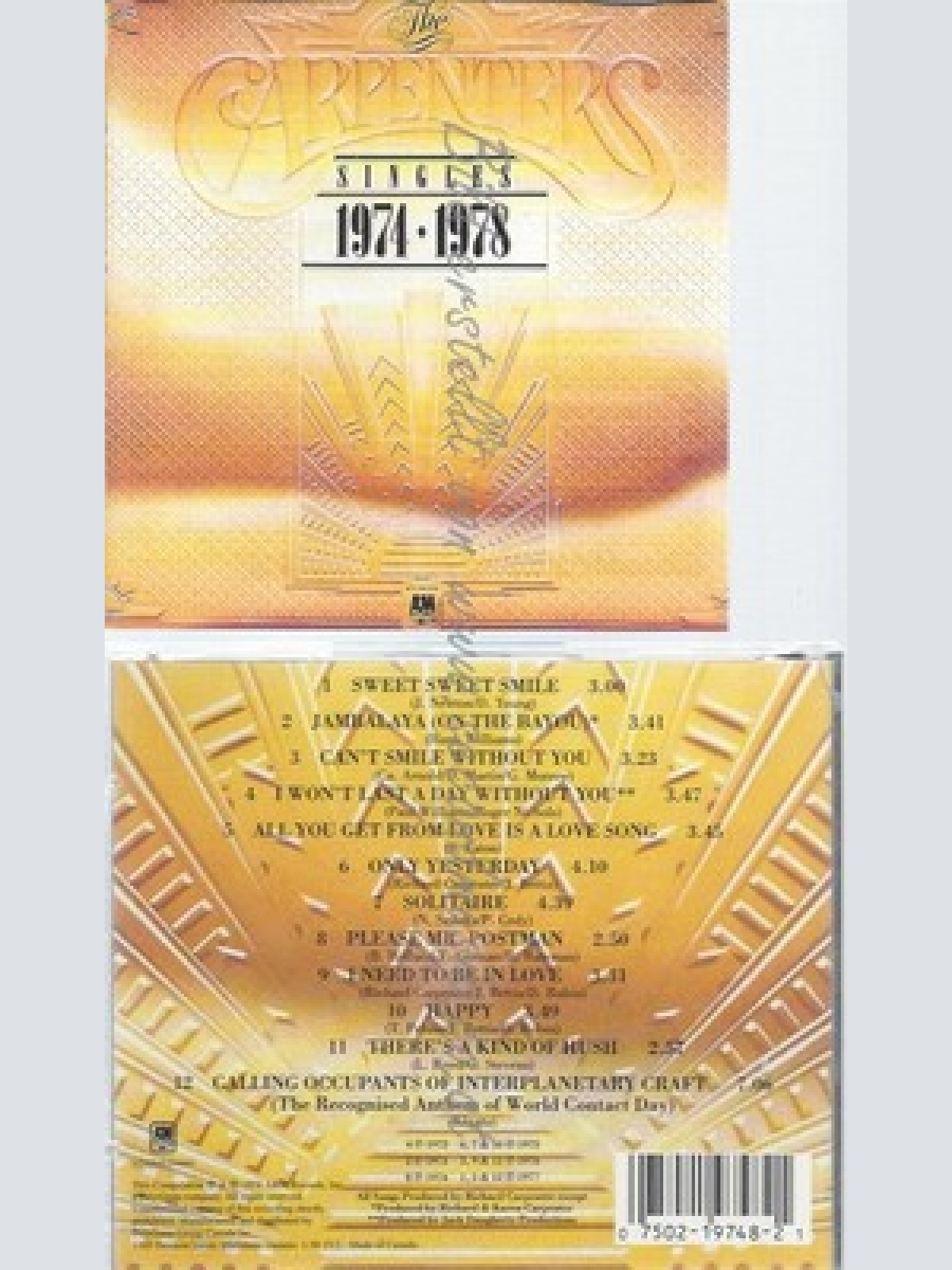 CD--CARPENTERS --THE SINGLES 1974-1978