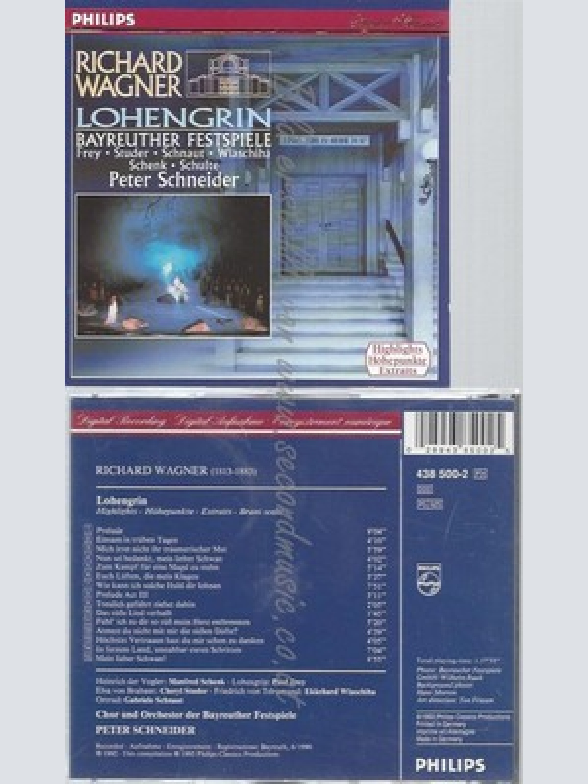CD--MANFRED SCHENK, PAUL FREY, CHERYL STUDER UND EKKEHARD WLASCHIHA -- --- WAGNE