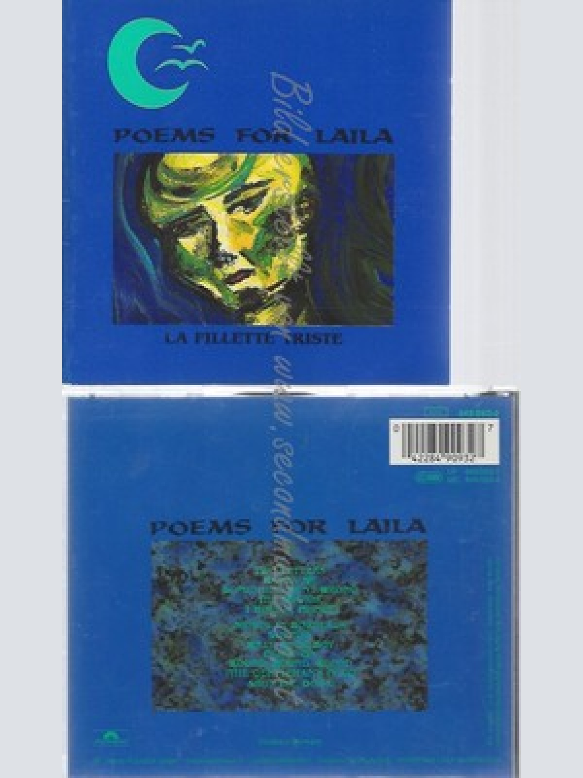 CD--POEMS FOR LAILA -- -- LA FILLETTE TRISTE