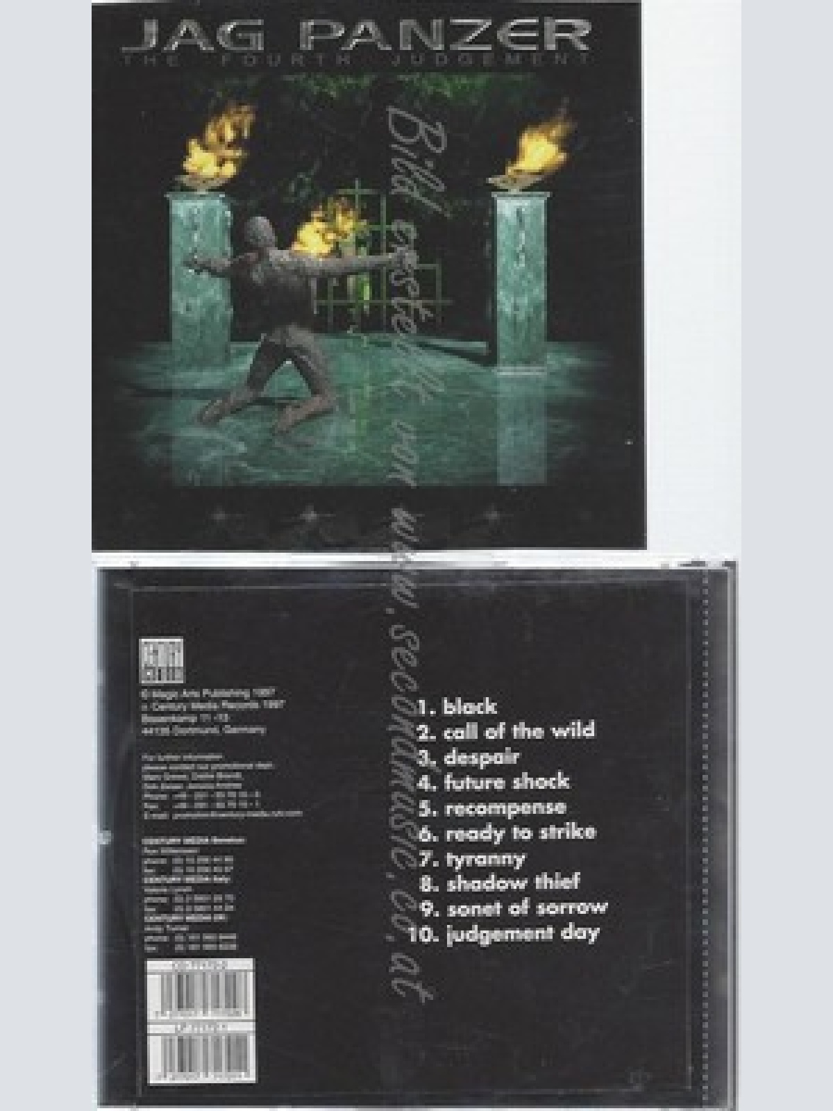 CD--JAG PANZER -- -- THE FOURTH JUDGEMENT --PROMO