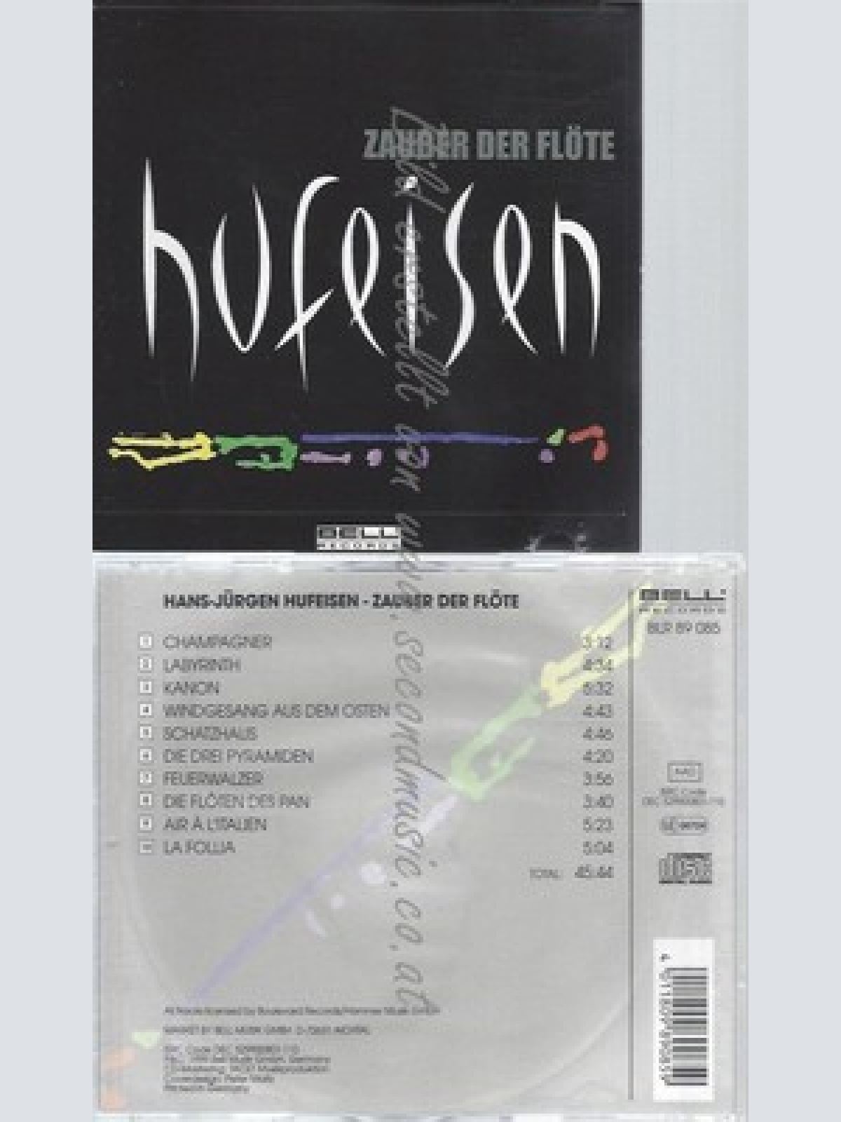 CD--HANS-JUERGEN HUFEISEN-2009--- ZAUBER DER FLOETE