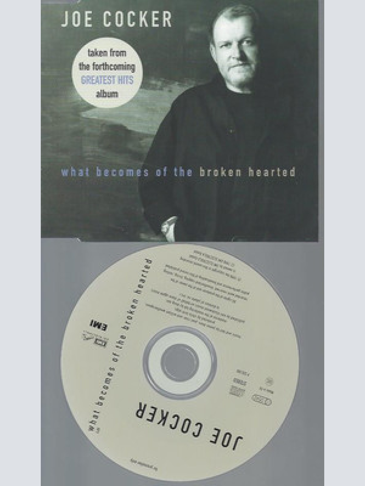CD--JOE COCKER--WHAT BECOMES OF THE CROKEN HEARTED--PROMO--1 TR