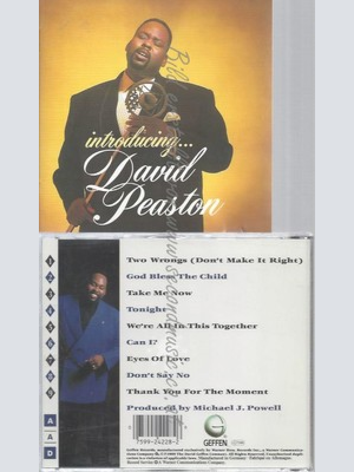 CD--DAVID PEASTON -- --- INTRODUCING DAVID PEASTON