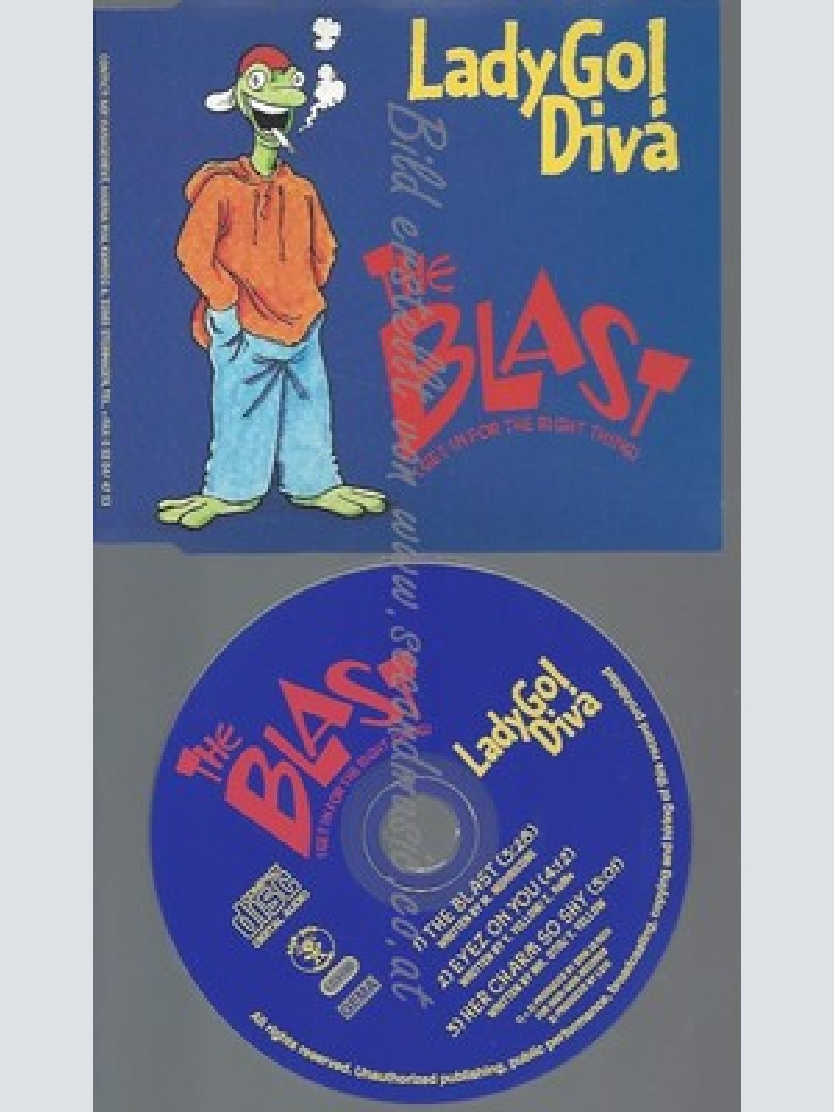 CD--LADY GO DIVA--THE BLAST