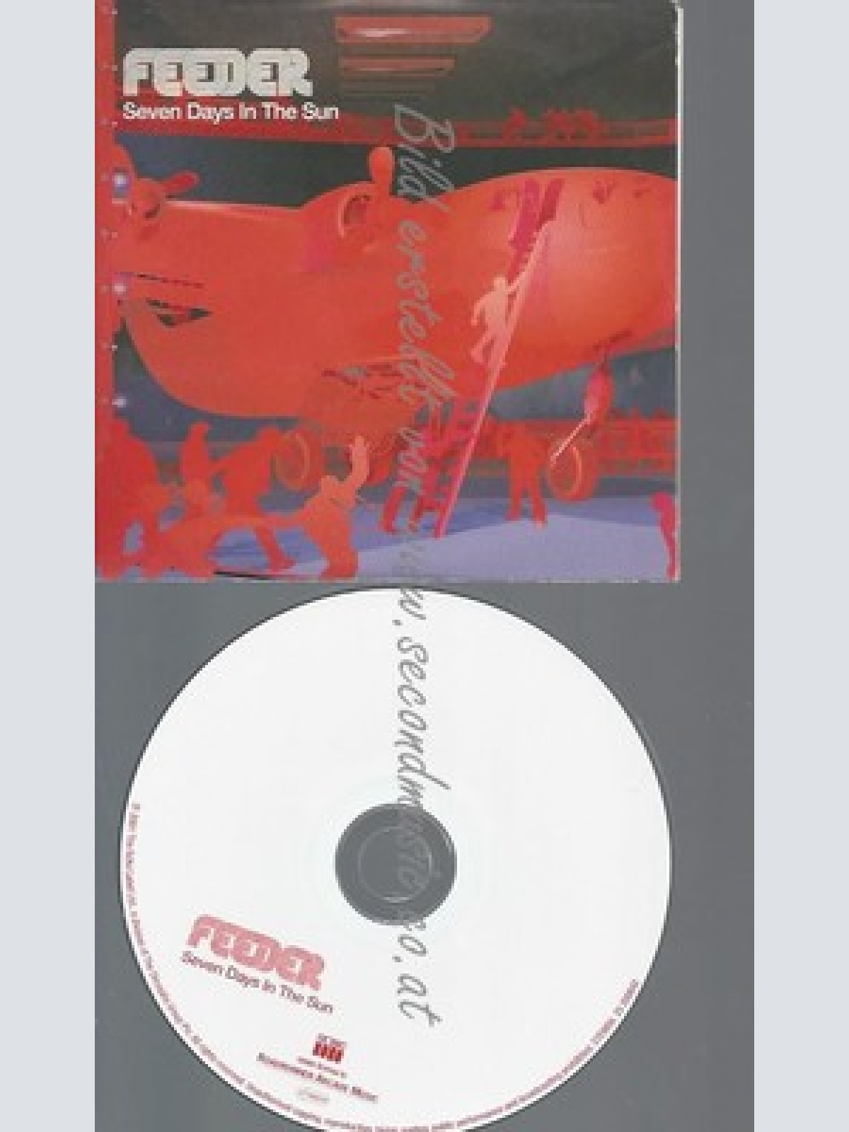 CD--FEEDER--SEVEN DAYS IN THE SUNSINGLE