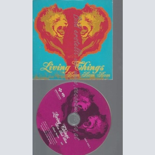 CD--LIVING THINGS--BOM BOM BOM--PROMO--IMPORT