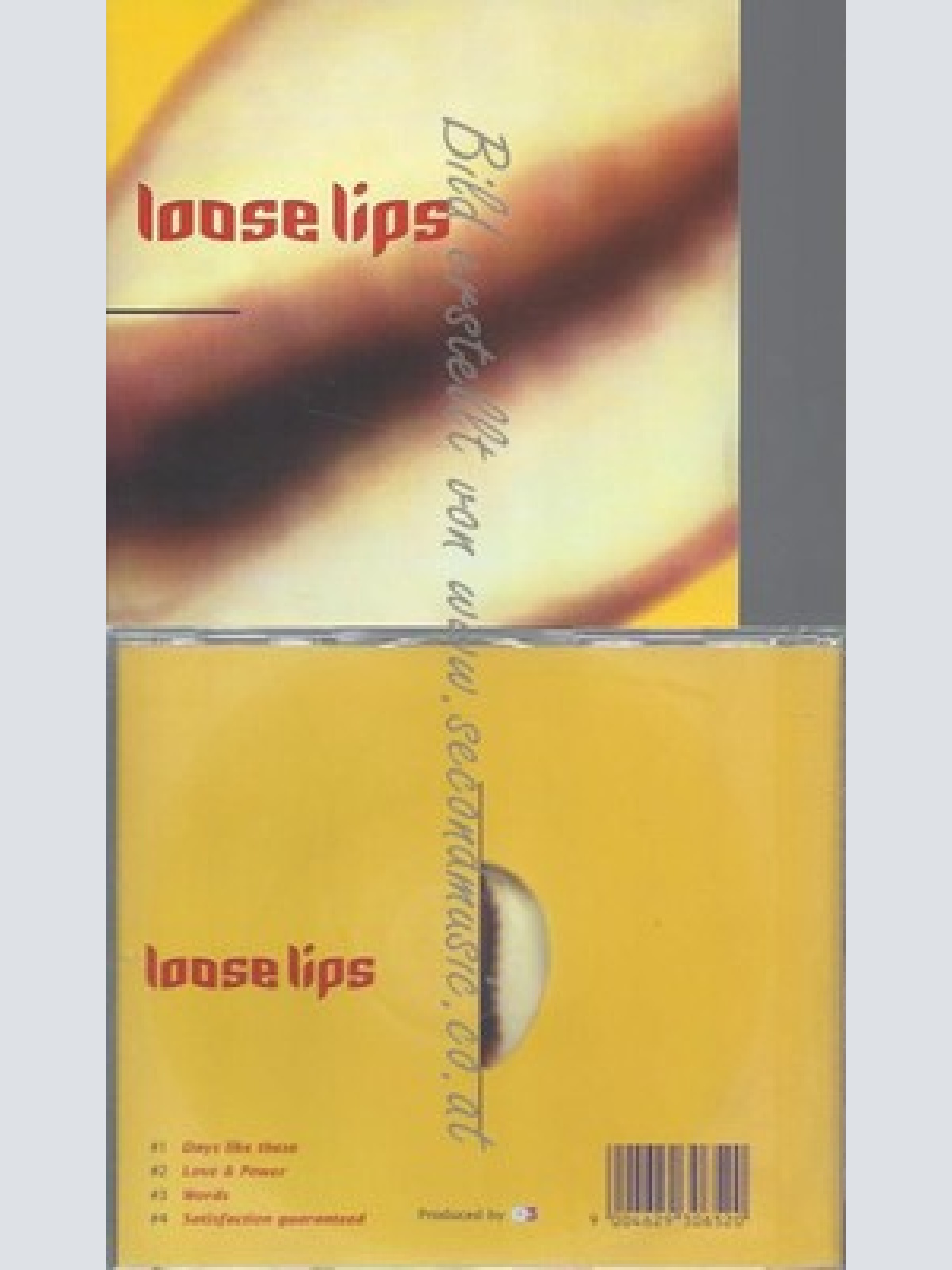 CD--LOOSE LIPS FEAT.BRISBE SAM--SATISFACTION GUARANTEEDSINGLE