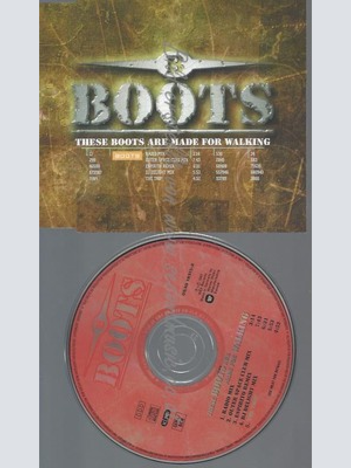 CD--BOOTS--THESE BOOTS ARE MADE FOR WALKI