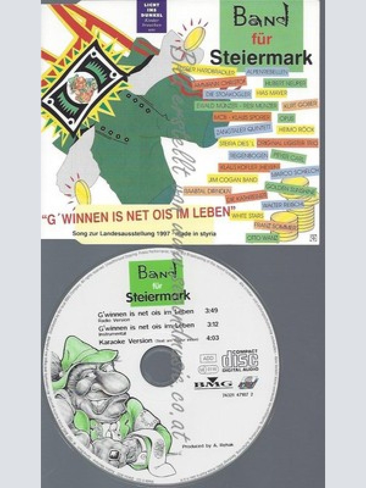 CD--BAND FUER STEIERMARK--G'WINNEN IS NET OIS IM LEBEN