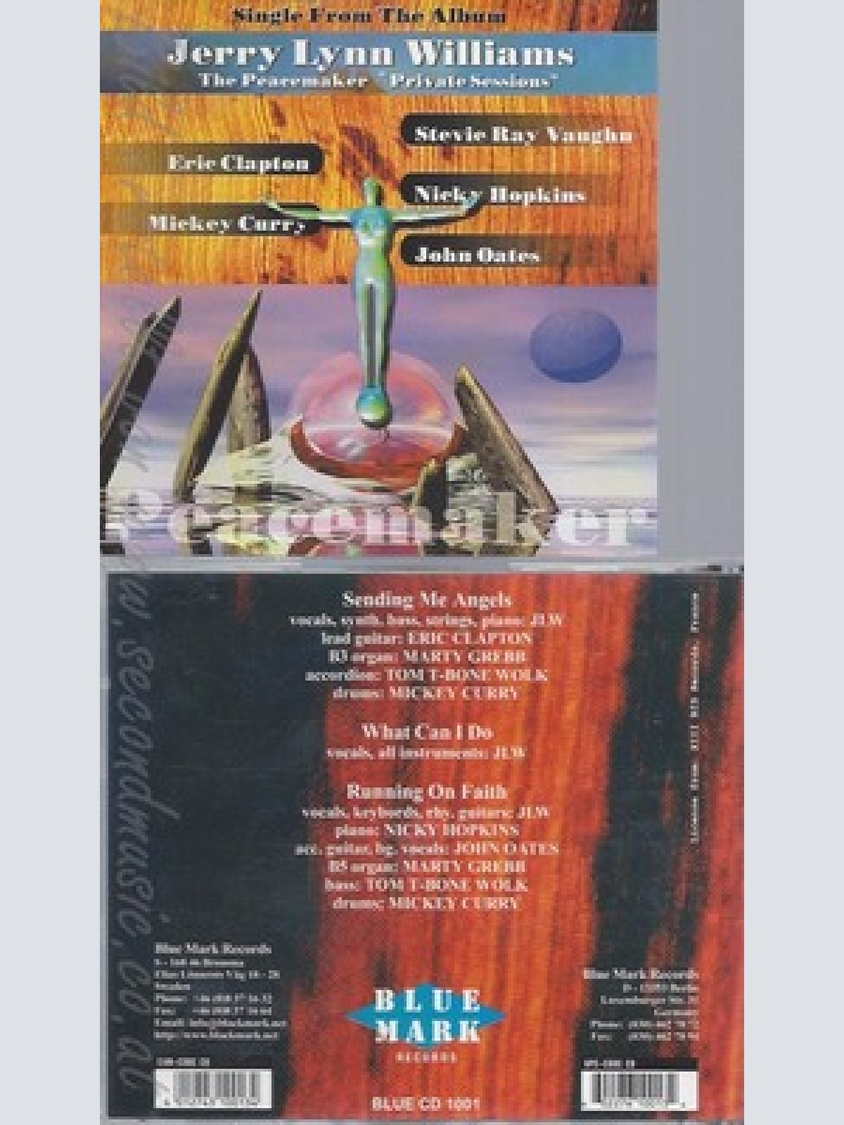 CD--JERRY LYNN WILLIAMS--SENDING ME ANGELS