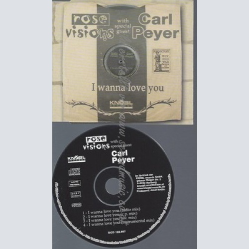 CD--ROSE VISIONS WITH CARL PEYER--I WANNA LOVE YOU