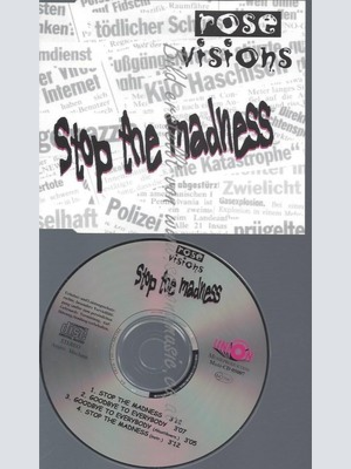 CD--ROSE VISIONS--STOP THE MADNESS