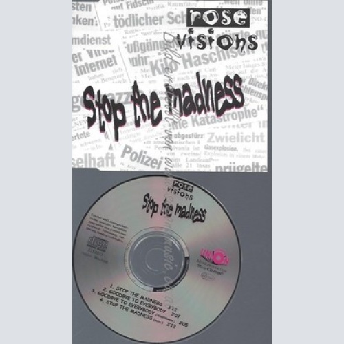 CD--ROSE VISIONS--STOP THE MADNESS