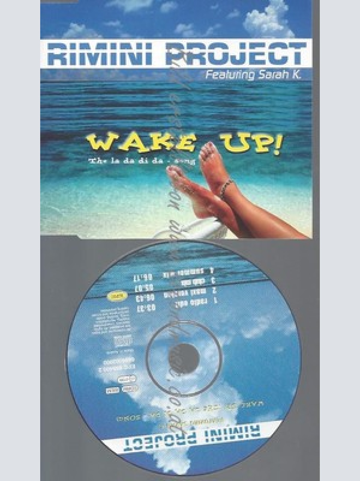 CD--RIMINI PROJECT FEAT.SARAH K.--WAKE UP! THE LA DA DI DA-SONG