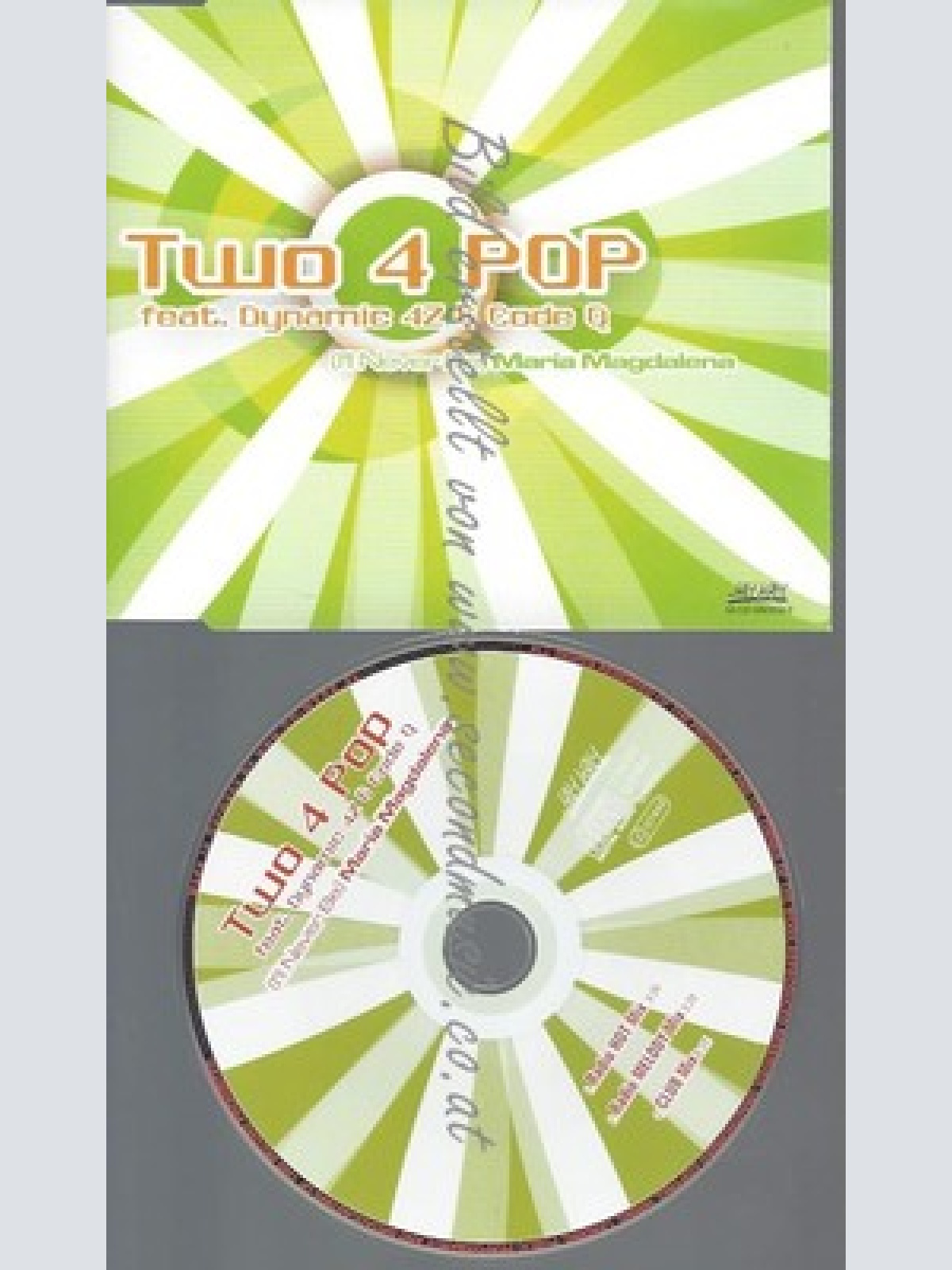 CD--TWO 4 POP FEAT.DYNAMIC 4Z & C--MARIA MAGDALENA