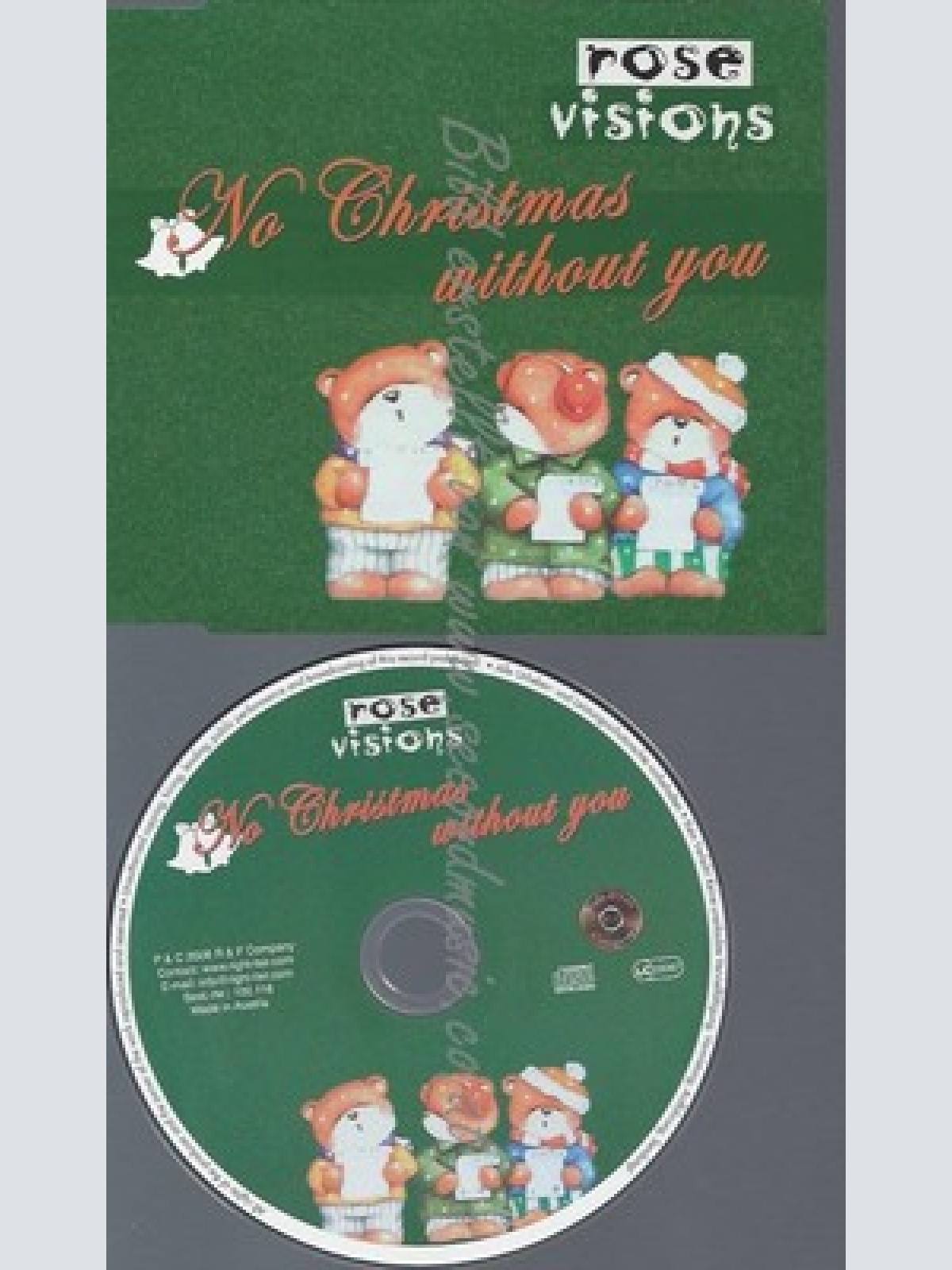 CD--ROSE VISIONS::NO CHRISTMAS WITHOUT YOU