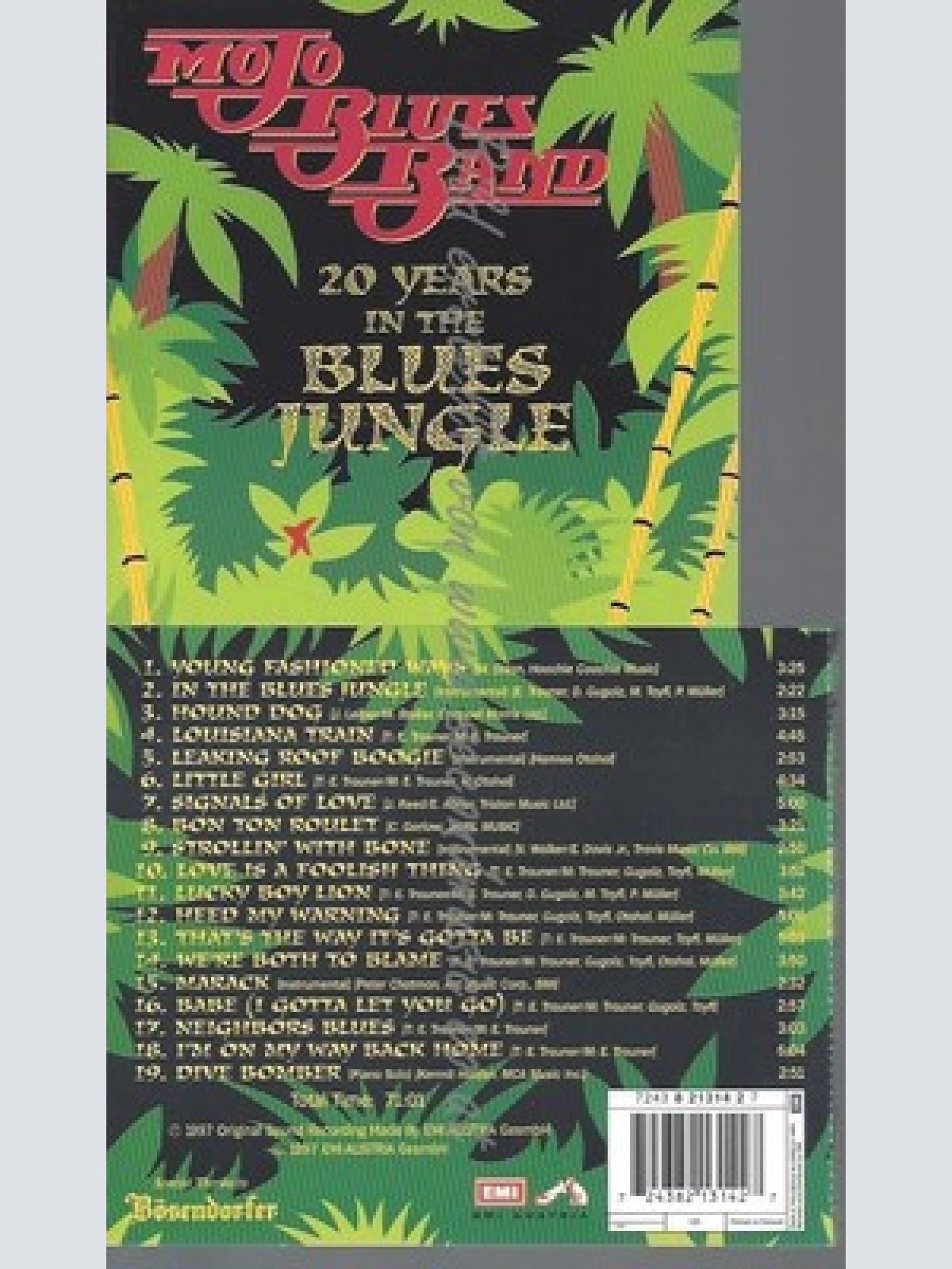 CD--MOJO BLUES BAND--20 YEARS IN THE BLUES  JUNGLE