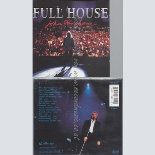 CD--JOHN FARNHAM--FULL HOUSE -LIVE-