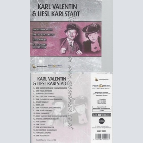 CD--KARL & KARLSTADT UND LI VALENTIN--PORTRAIT-NOSTALGIESTARS