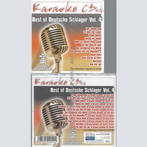 CD--KARAOKEFUN.CC VA--BEST OF DEUTSCHE SCHLAGER VOL.4 - KARAOKE | KARAOKE