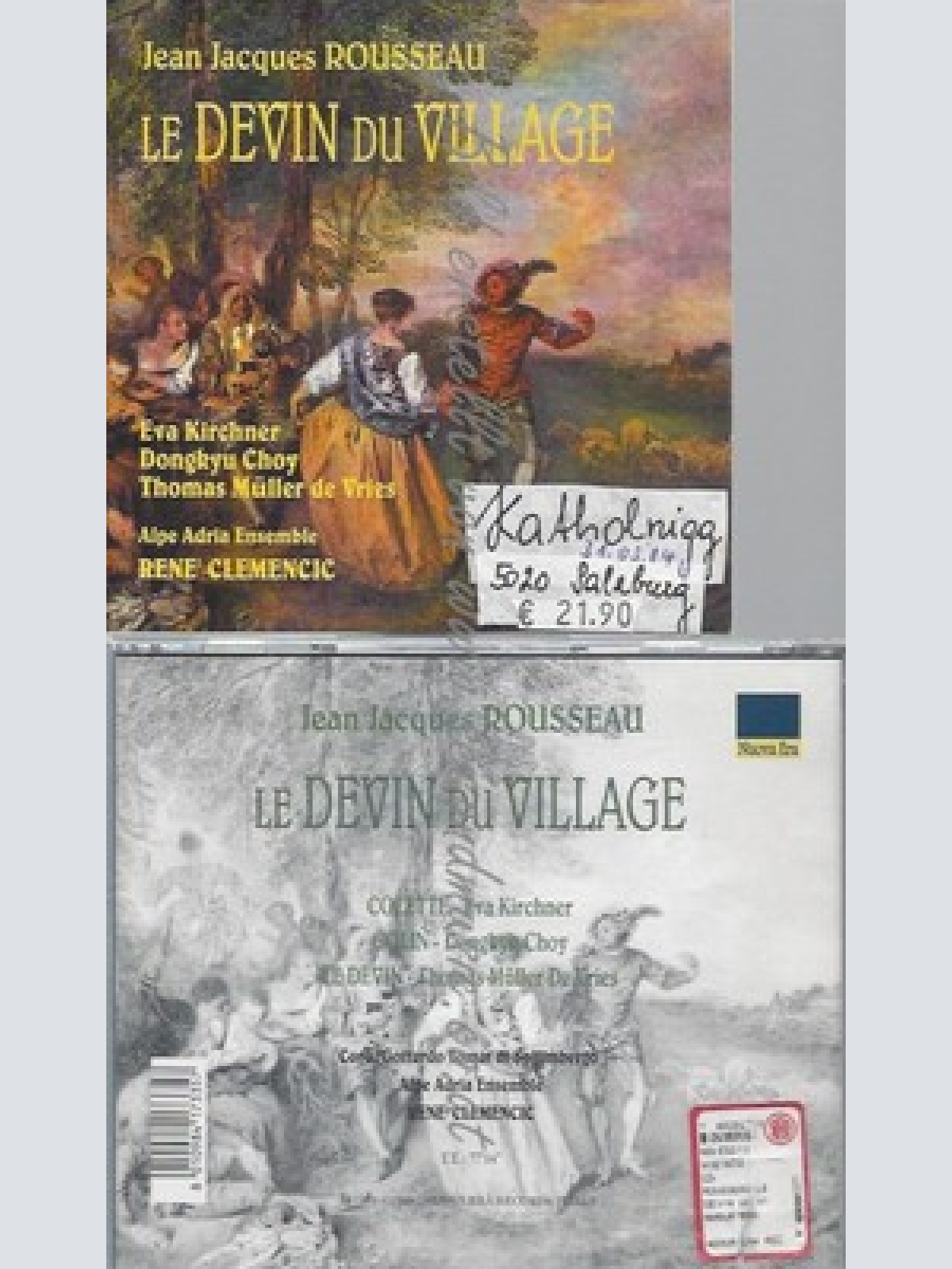 CD--KIRCHNER UND DE VRIES--LE DEVIN DU VILLAGE