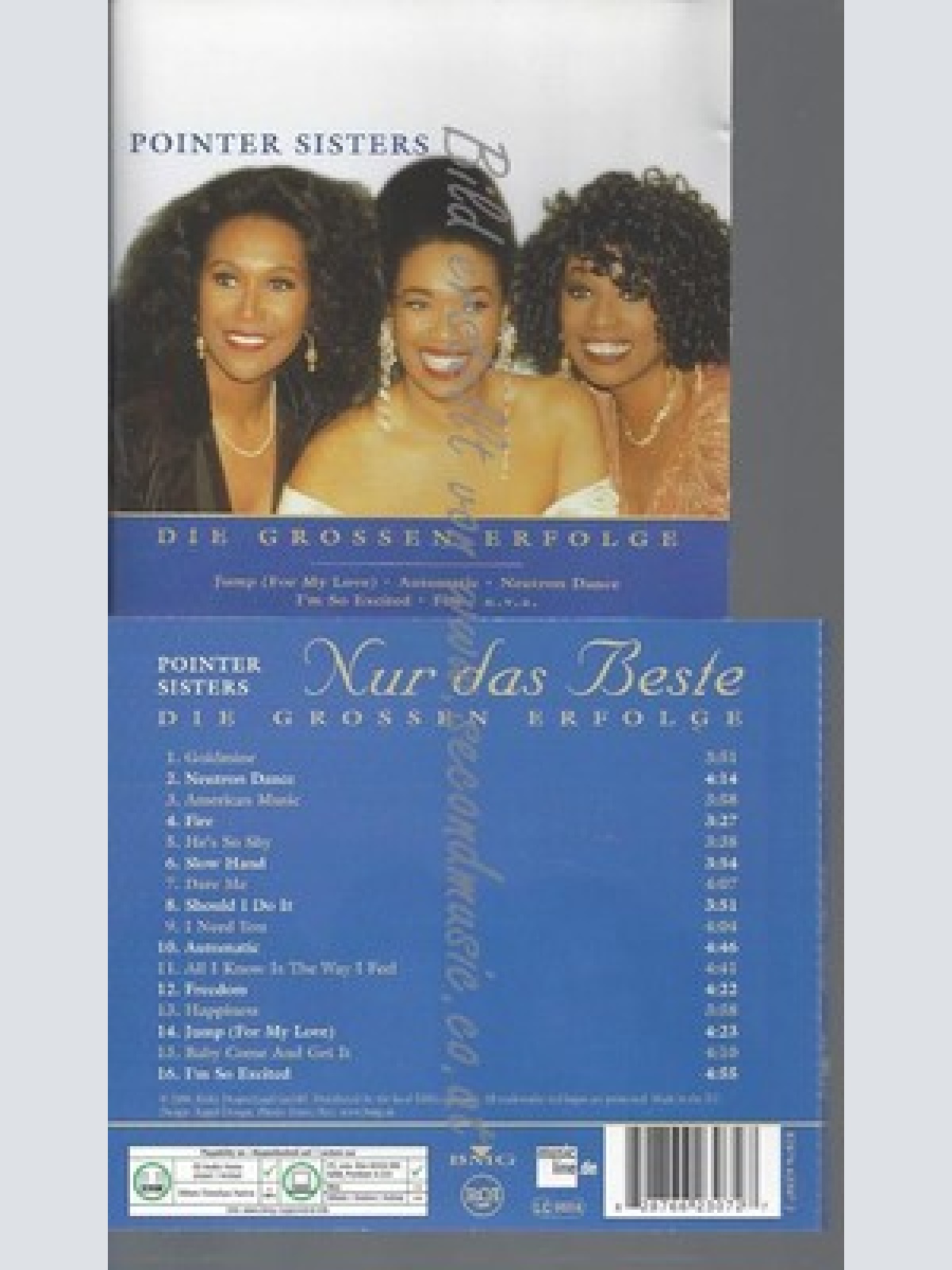 CD--POINTER SISTERS--NUR DAS BESTE