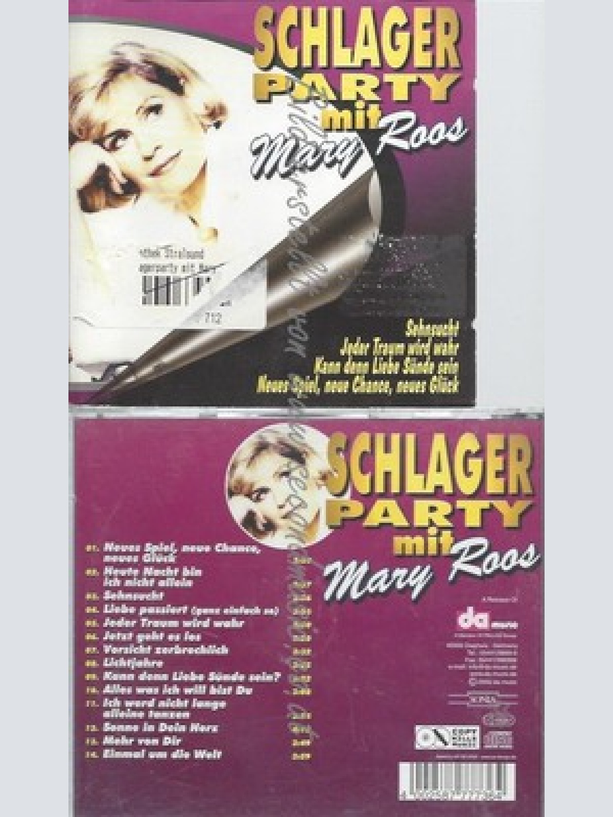CD--MARY ROOS--SCHLAGERPARTY MIT MARY ROOS