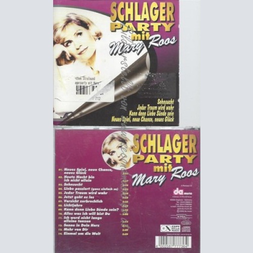 CD--MARY ROOS--SCHLAGERPARTY MIT MARY ROOS