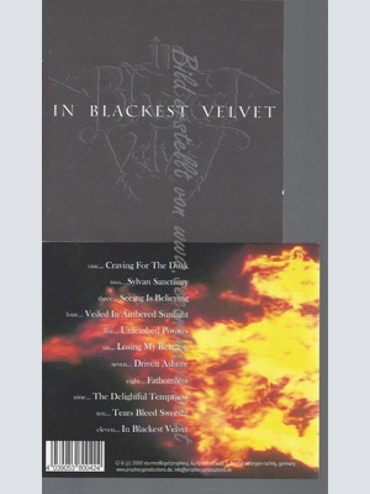 CD--IN BLACKEST VELVET--EDENFLOW