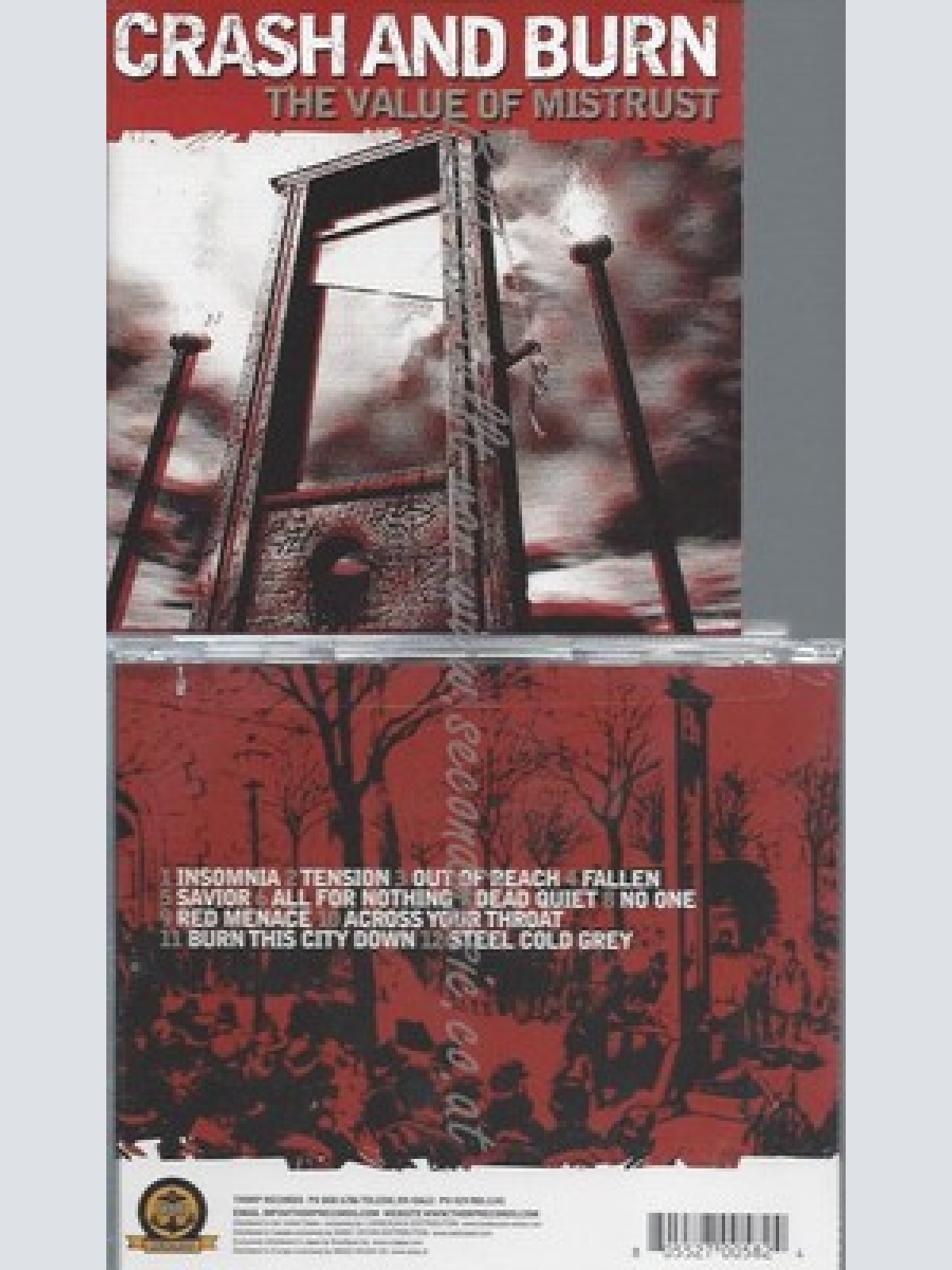 CD--CRASH & BURN--THE VALUE OF MISTRUST