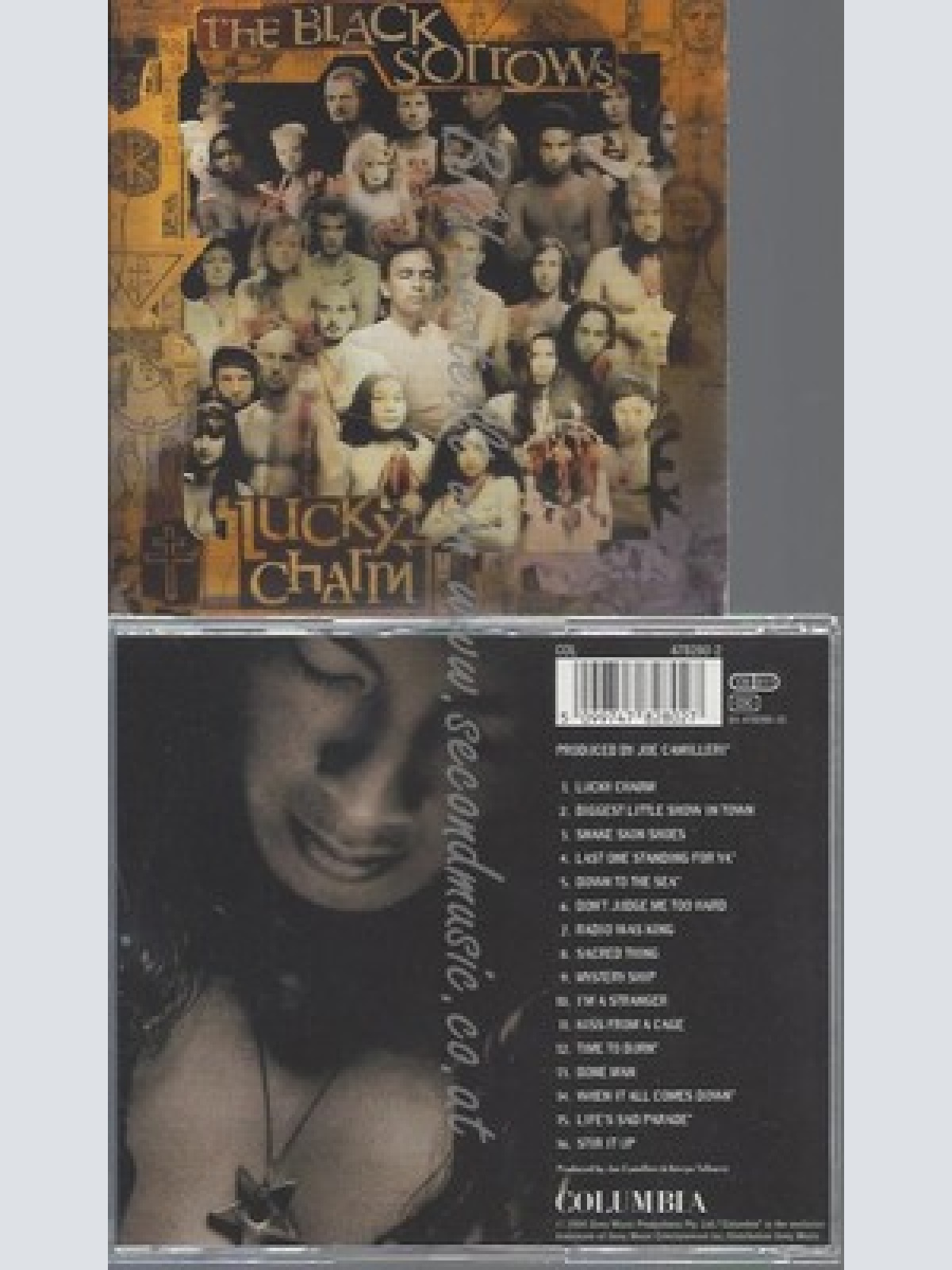 CD--BLACK SORROWS--LUCKY CHARM --