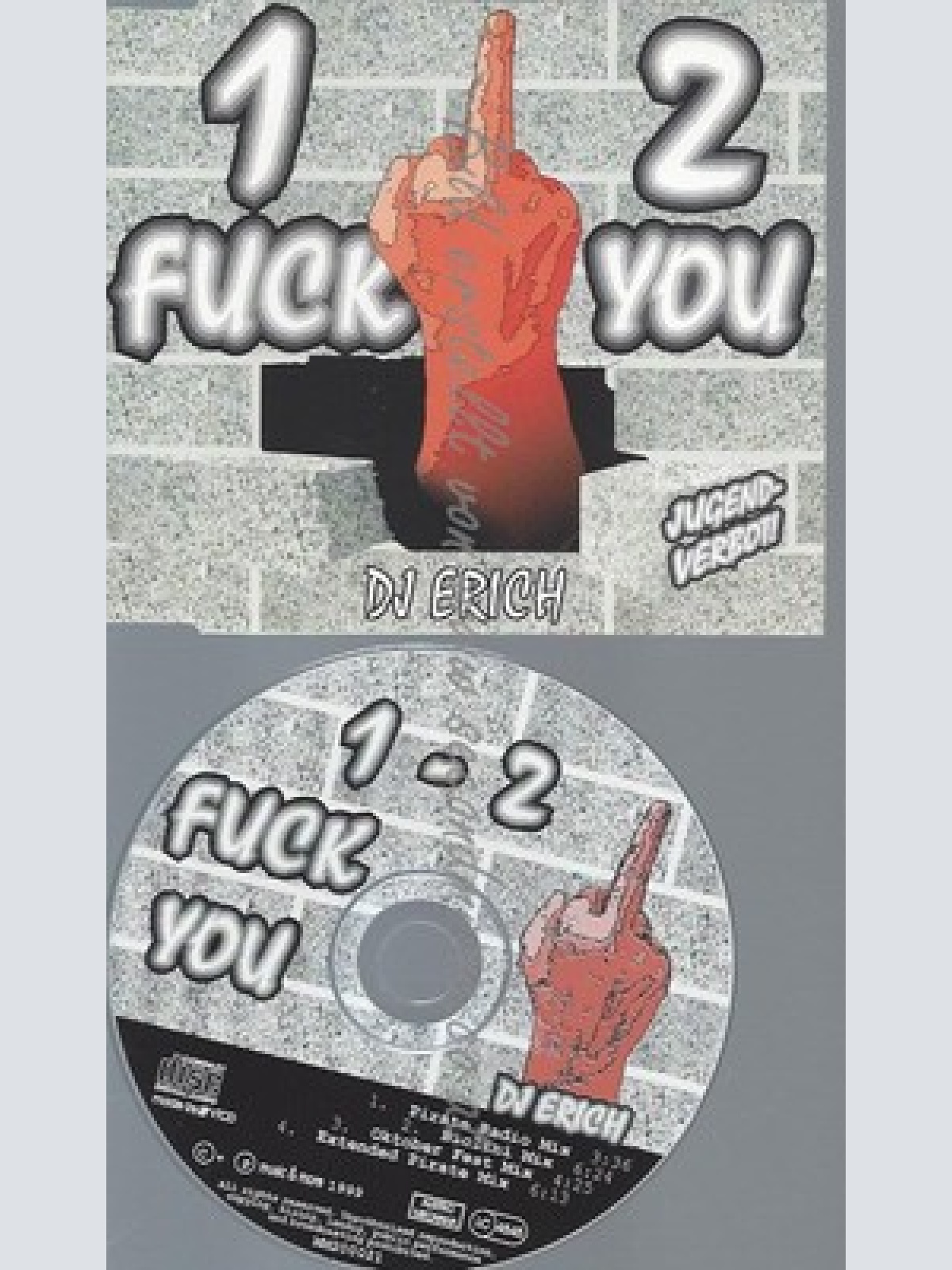 CD--DJ ERICH--1-2 FUCK YOU | SINGLE
