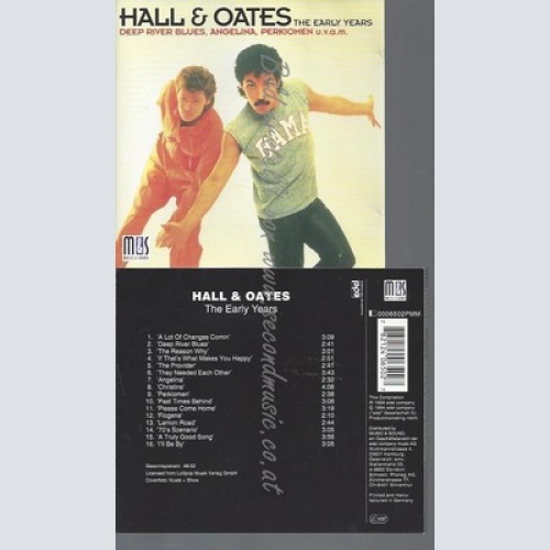 CD--HALL & OATES--THE EARLY YEARS