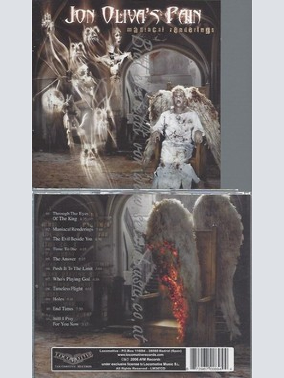 CD--JON OLIVA'S PAIN--MANIACAL RENDERINGS | IMPORT