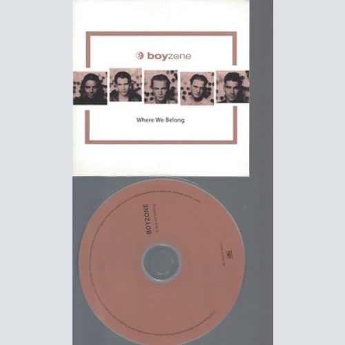 CD--PROMO--BOYZONE--WHERE WE BELONG