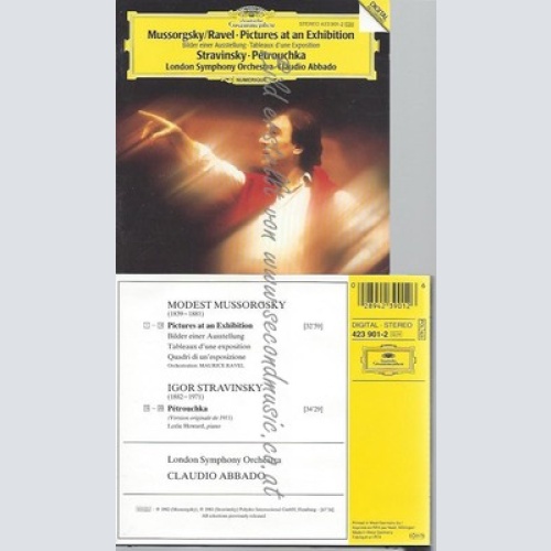 CD--MODEST MUSSORGSKY UND IGOR STRAVINSKY--MUSSORGSKY:PICTURES AT AN EXIBITION