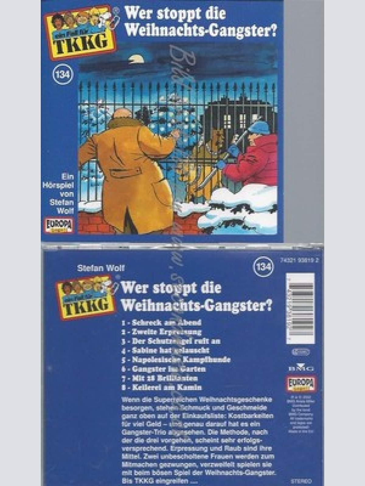 CD--TKKG--TKKG - FOLGE 134: WER STOPPT DIE WEIHNACHTS-GANGSTER