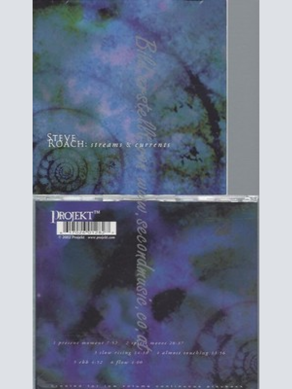 CD--STEVE ROACH--STREAMS & CURRENTS | IMPORT