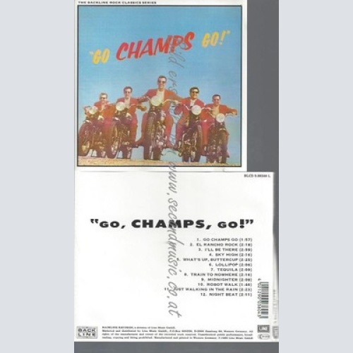 CD--THE CHAMPS--GO CHAMPS GO - TEQUILA-