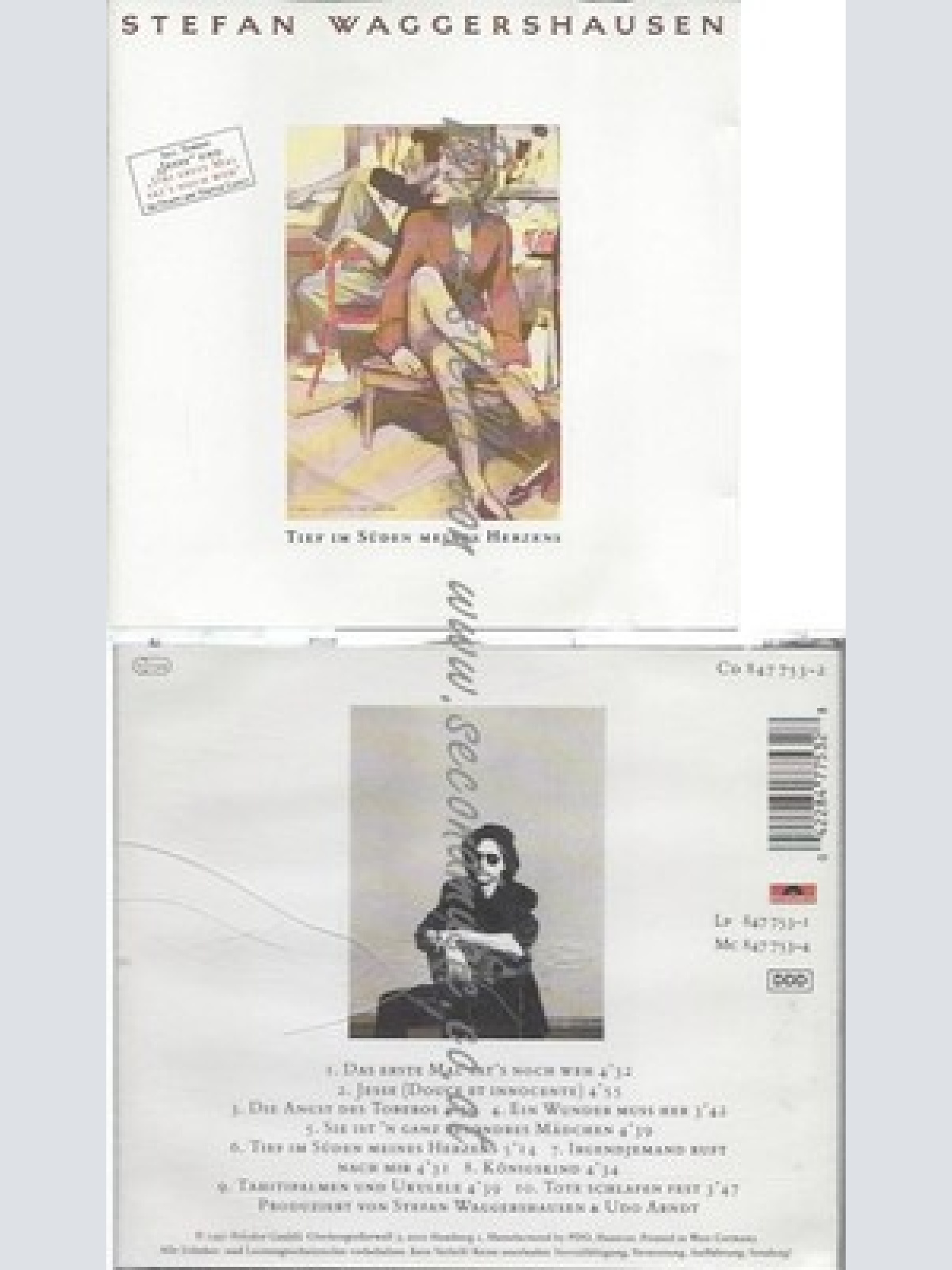 CD--STEFAN WAGGERSHAUSEN--TIEF IM SUEDEN MEINES HERZENS