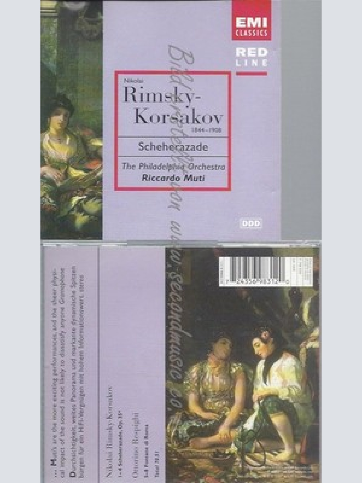 CD--RESPIGHI -SINFONISCHE DICHTUNGEN- / RICCARDO MUTI, PDO, RIMSKY-KORSSAKOFF -K