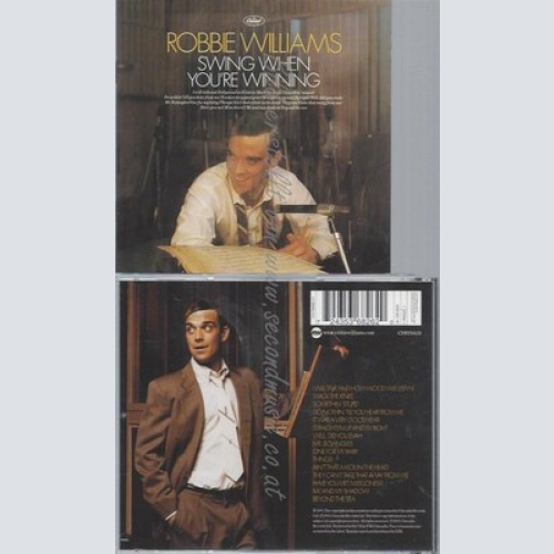 CD--ROBBIE WILLIAMS -- SWING WHEN YOU'RE WINNING
