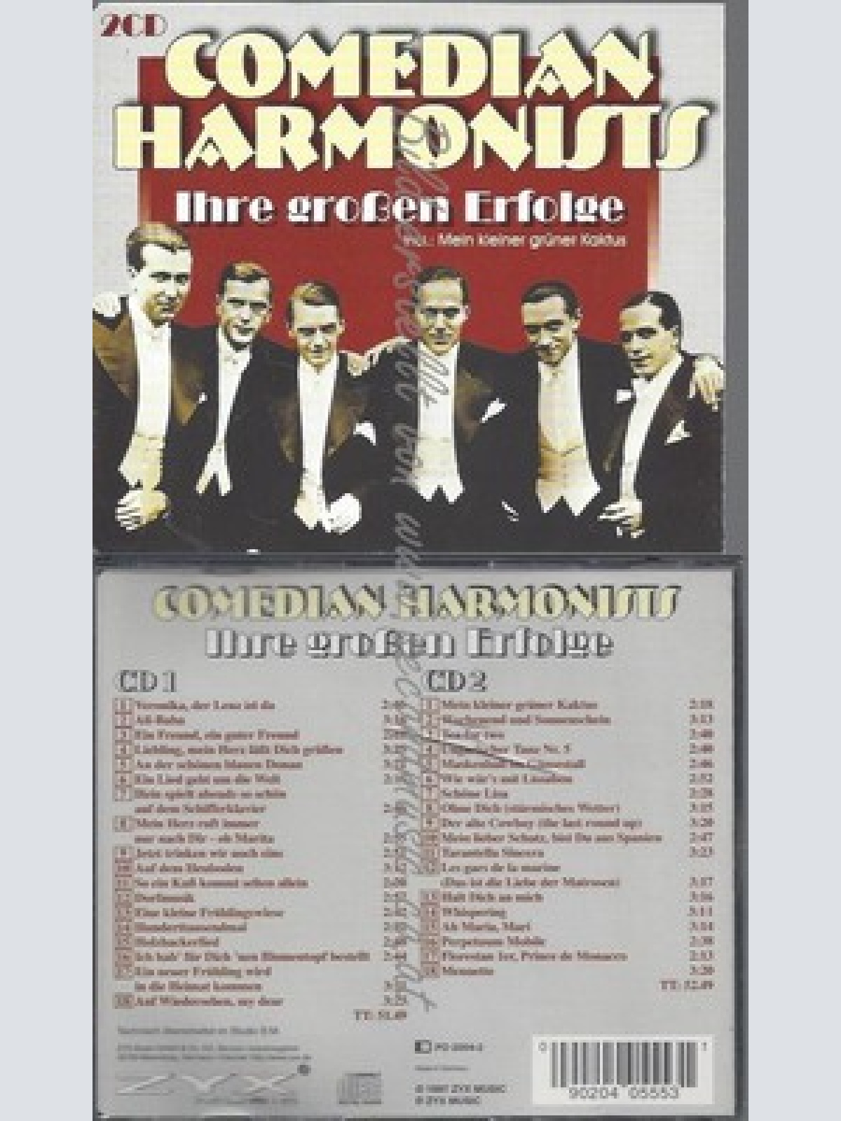 CD--THE COMEDIAN HARMONISTS - - - DOPPEL-CD -- IHRE GROSSEN ERFOLGE I