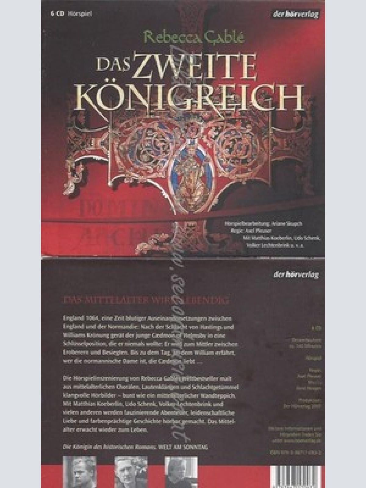 CD--REBECCA GABLE - - AUDIOBOOK -- DAS ZWEITE KOENIGREICH: HOERSPIEL